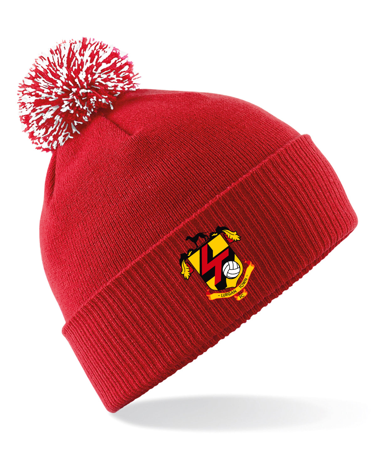 Lurgan Town Bobble Hat (Red)