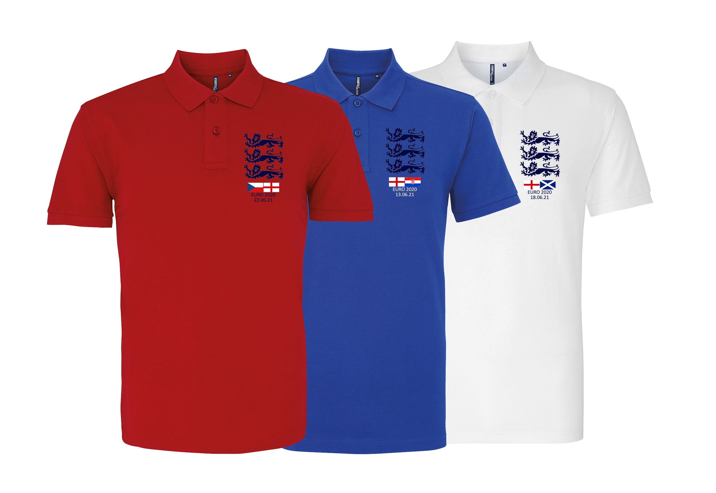 Euro 2020 England Triple Pack Polo Shirt – The Gordon Group