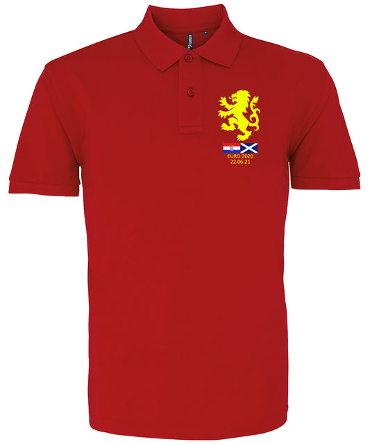 Euro 2020 Scotland v Croatia Polo Shirt