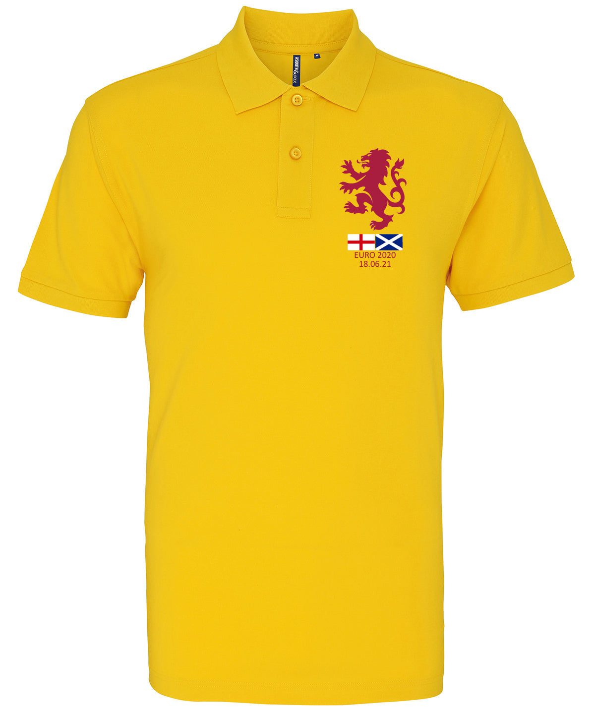 Euro 2020 Scotland v England Polo Shirt – The Gordon Group
