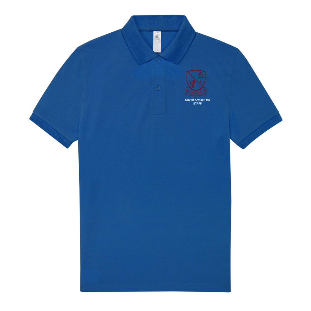 City of Armagh HS Staff Polo (House Colours)