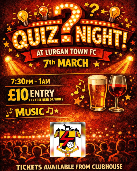 Lurgan Town FC Quiz Ticket