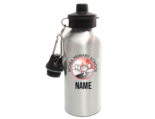 Moira PS 600ml Water Bottle Silver
