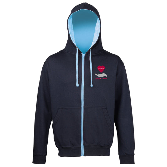 Serve Team Zipped Hoodie