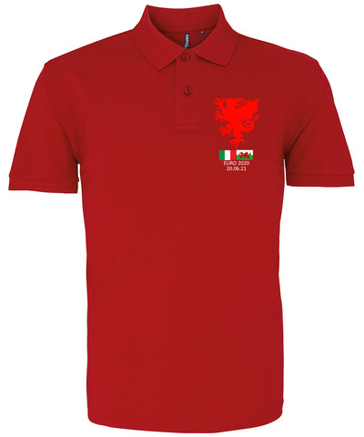 Euro 2020 Wales v Italy Polo Shirt